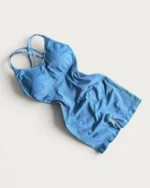 اورال‌شورتک سیملس پشت پفکی اورجینال | Seamless Puffy Back Overall Shorts - Image 2