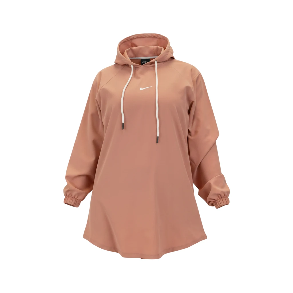 90sportland2-20260513-001910 (Ghost Mannequin)-Photoroom مانتو آیرو نایک قوارهدار کلاهدار کرم | Nike Aero Hooded Oversized Mantle - Image 1