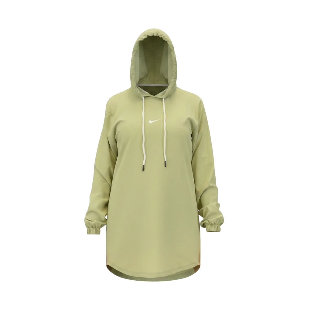 90sportland2-20260513-002108 (Ghost Mannequin)-Photoroom مانتو آیرو نایک قوارهدار کلاهدار سبز | Nike Aero Hooded Oversized Mantle - Image 1
