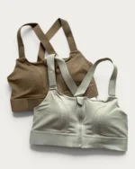 نیم تنه ورزشی فوق حرفه‌ای جلو زیپ‌دار | Professional Front-Zip Sports Bra - Image 7