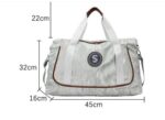 ساک دستی و دوشی وارداتی فایبر نانو مشکی | Imported Nano Fiber Hand & Shoulder Bag black - Image 3