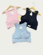 نیم تنه ورزشی فلامنت درجه یک 6106 | Premium Filament Sport Crop Top 6106