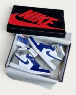 نایک جردن ساقدار بلو گری | NIKE JORDAN 1 HIGE BLUE GRAY - Image 3