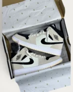 نایک جردن ساقدار مشکی کرم | NIKE JORDAN 1 HIGE BLACK WORM - Image 3