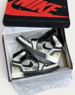 نایک جردن ساقدار گلدار کاستوم | Nike Jordan 1 High Custom Flower Arrangement - Image 2