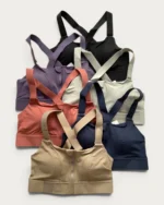 نیم تنه ورزشی فوق حرفه‌ای جلو زیپ‌دار | Professional Front-Zip Sports Bra