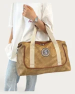 ساک دستی و دوشی وارداتی فایبر نانو شتری | Imported Nano Fiber Hand & Shoulder Bag camel - Image 2