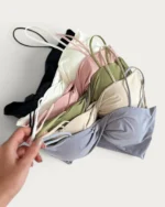 نیم تنه پاپیونی کیفیت عالی | Premium Bow Sports Bra - Image 8