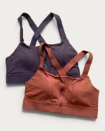 نیم تنه ورزشی فوق حرفه‌ای جلو زیپ‌دار | Professional Front-Zip Sports Bra - Image 4