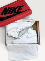 نایک جردن ساقدار سفید | NIKE JORDAN 1 HIGH WHITE - Image 2