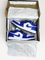 نایک جردن وان سفید ابی | Jordan 1 Low WHITE BLUE - Image 2