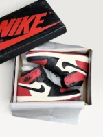نایک جردن ساقدار برد | NIKE JORDAN 1 HIGH BRED TOE - Image 2